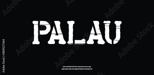 Drumb Minimal Decorative Font Alphabet