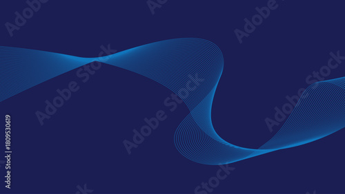 Abstract magenta wave form on dark purple background