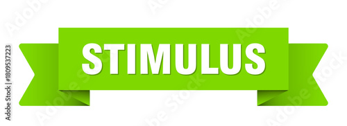 stimulus ribbon isolated on transparent background. stimulus ribbon