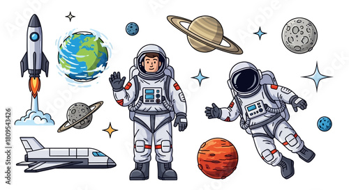 Camping gear icons: tent, fire, backpack, sleeping bag, compass, map, thermos, flashlight, axe, chair, table, stove.