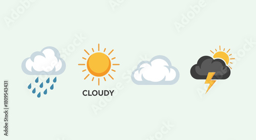 Camping gear icons: tent, fire, backpack, sleeping bag, compass, map, thermos, flashlight, axe, chair, table, stove.
