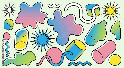 Camping gear icons: tent, fire, backpack, sleeping bag, compass, map, thermos, flashlight, axe, chair, table, stove.