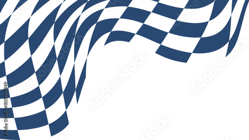 Checkered Flag Corner Decoration 