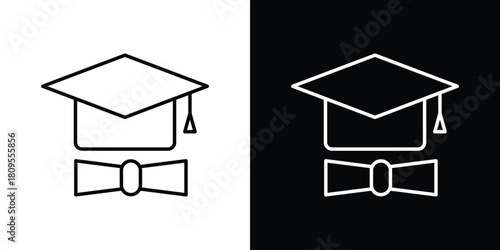 Degree icon eps. thin, line, outline and stroke style set