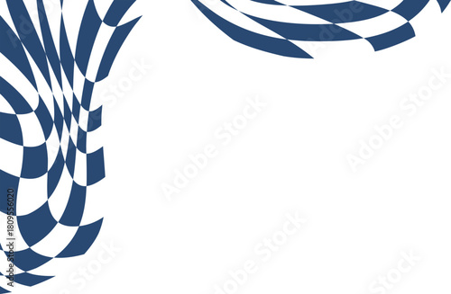 Checkered Flag Corner Decoration 