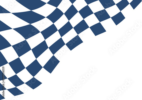 Checkered Flag Corner Decoration 