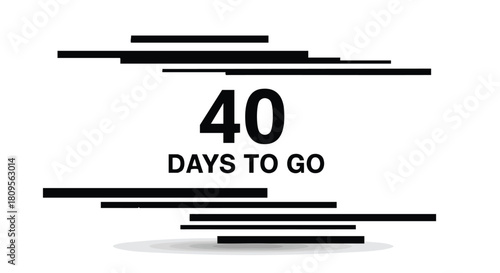 Striking visual countdown emphasizing urgency and anticipation, marked by bold typography and dynamic graphic elements to signal a forthcoming event