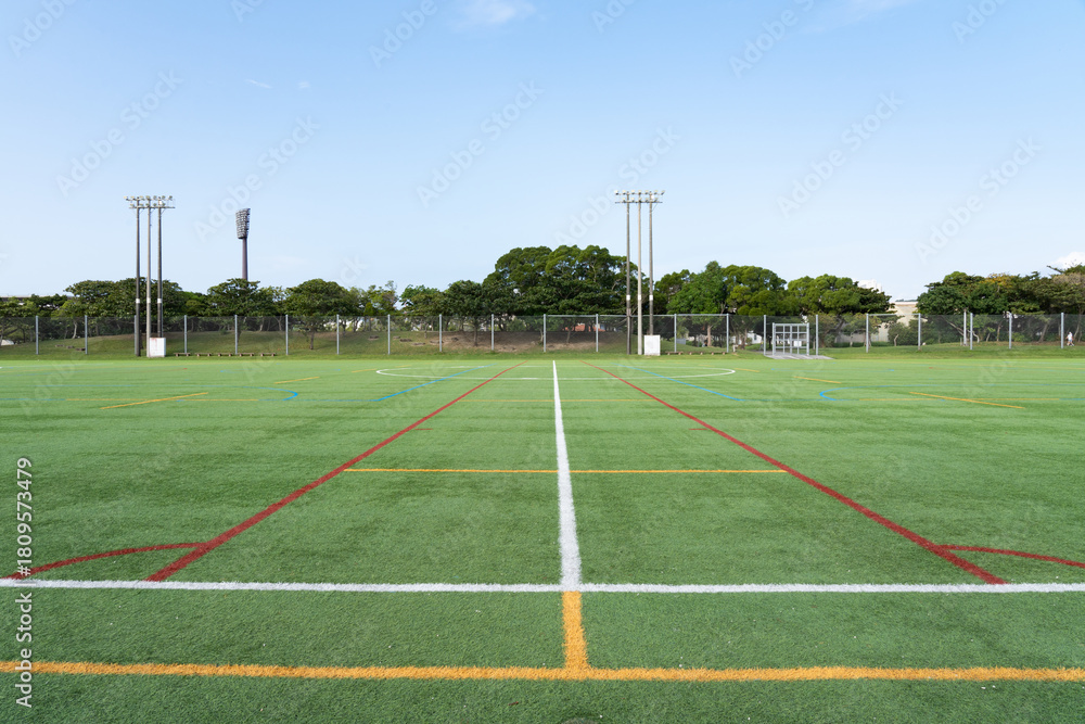 Fototapeta premium 沖縄県総合運動公園 蹴球場