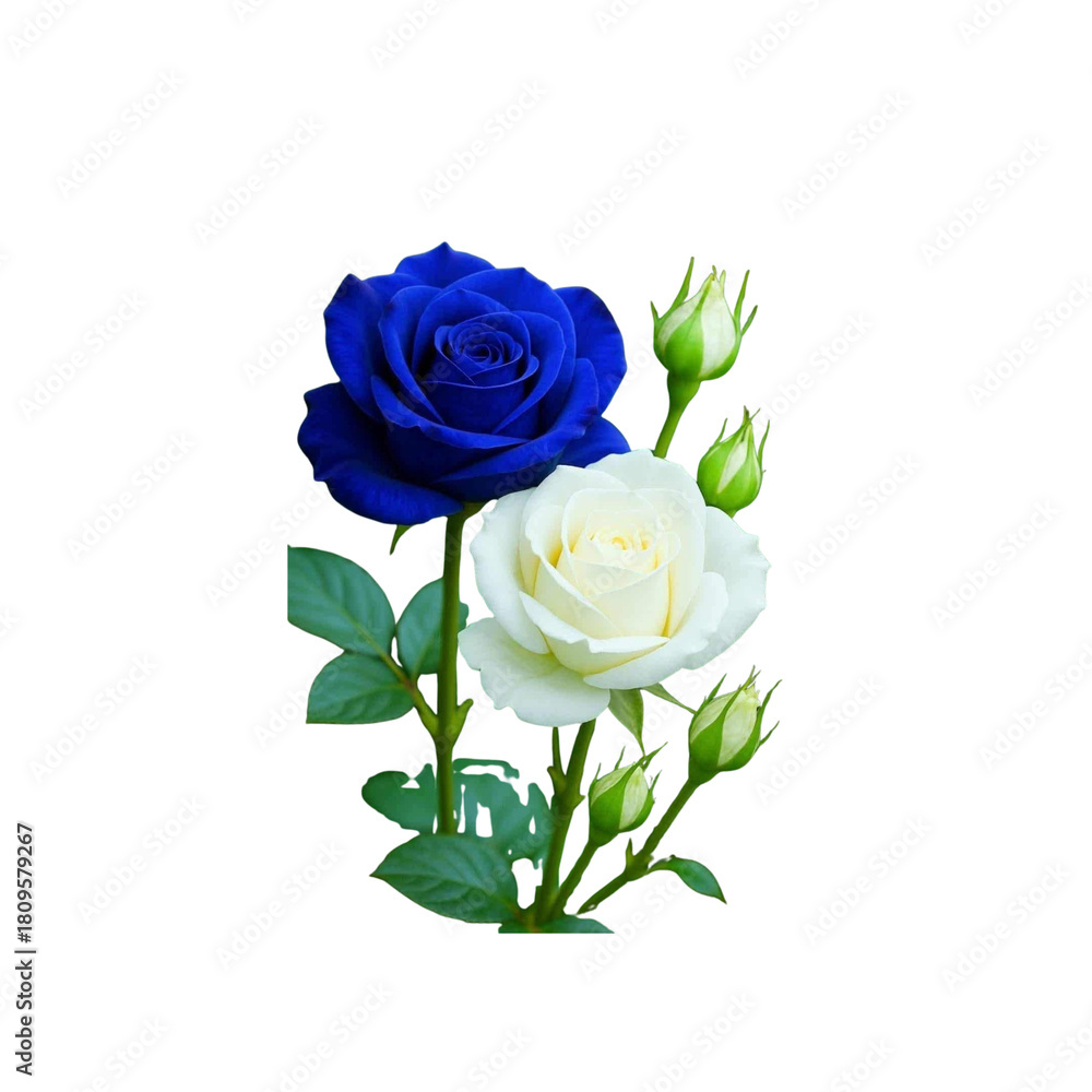 Fototapeta premium bouquet of white roses