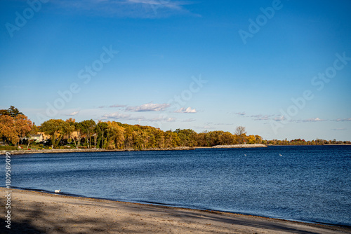 Photography View of Marie Curtis Park Beach in Toronto.