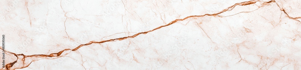 Fototapeta premium Elegant White Marble with Soft Copper Veins for Interior Design