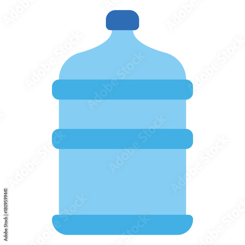 Water Gallon Icon Template – Clean Minimal Vector Design