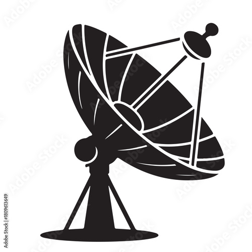 Satellite dish antenna for communication and broadcasting
