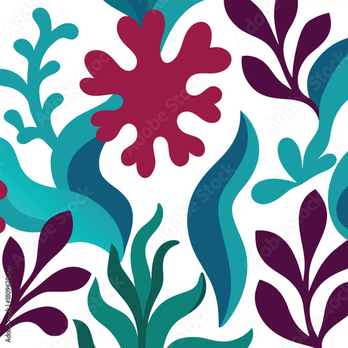 Maximalist vine labyrinth pattern with intricate twists