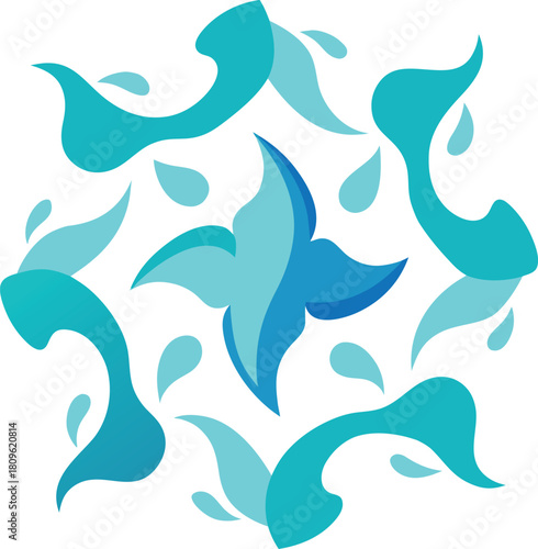 Maximalist volcanic realm pattern with glowing rocks