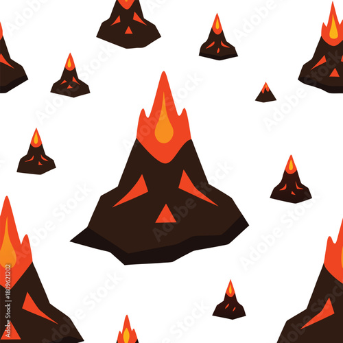 Maximalist wind forest pattern with sweeping branches