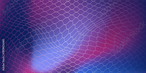 Abstract net background blue and gold for sports, Mesh texture for fishing nets. Seamless pattern for sportswear or soccer goal, volleyball net, basketball hoop, hockey, athletics. Vector