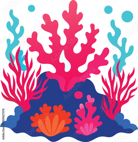 Surreal cosmic bridge pattern with floating pillars