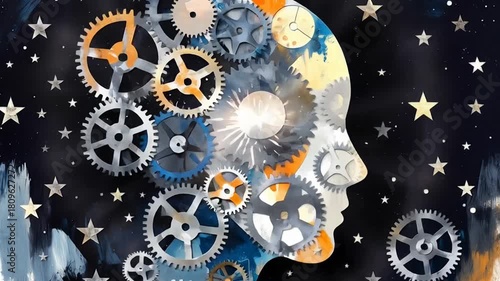 Mindful gears: exploring human creativity abstract imagination