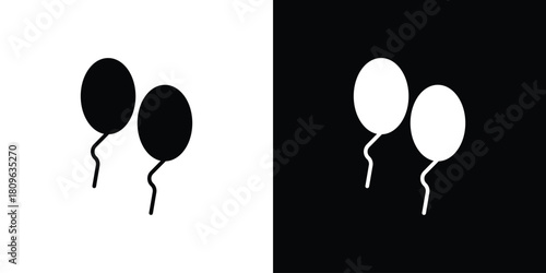 Balloon icon design element for website and app ui design projects