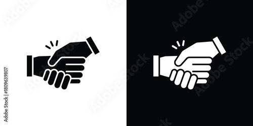 Business deal icon design element for website and app ui design projects