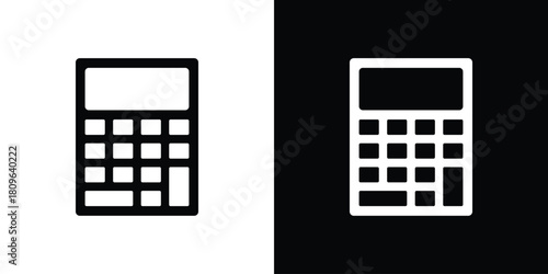Calculator icon design element for website and app ui design projects
