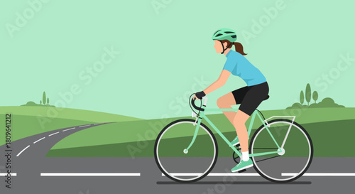 A minimalist illustration of a round-leaf plant in a terracotta pot against a pastel green backdrop