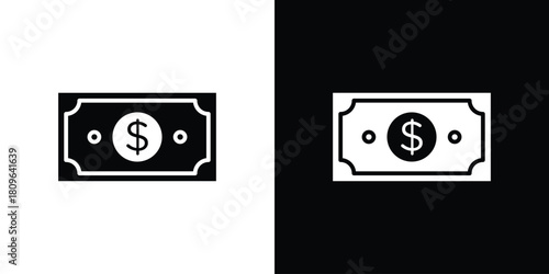 Cash icon design element for website and app ui design projects