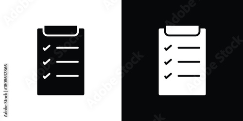 Checklist icon design element for website and app ui design projects