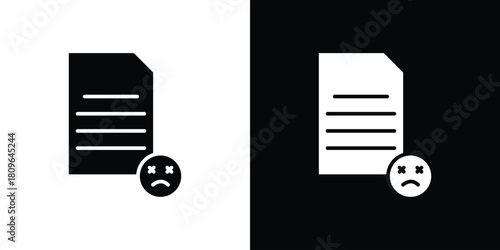 Complaint icon design element for website and app ui design projects