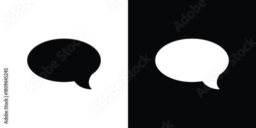 Comments icon design element for website and app ui design projects