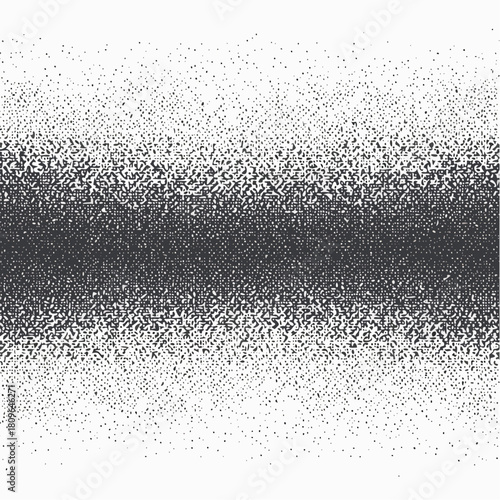 Noisy glitchy background texture. Distorted vhs screen pixel overlay effect. Vector illustration of grunge dither noise retro design.