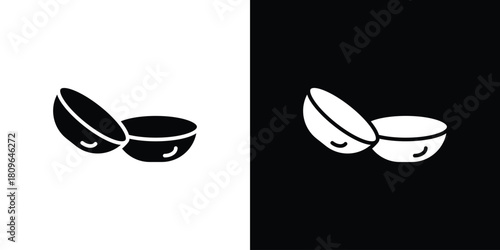 contact lenses icon design element for website and app ui design projects