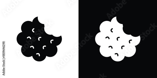 Cookie icon design element for website and app ui design projects