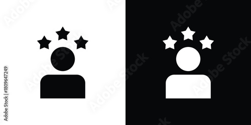 Customer loyalty icon design element for website and app ui design projects