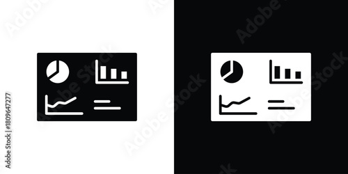 Dashboard icon design element for website and app ui design projects