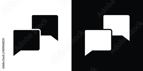 Discussion icon design element for website and app ui design projects
