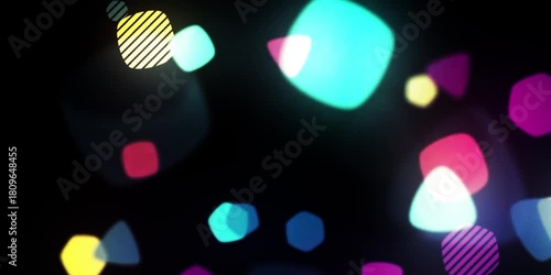 Mirror Ball Disco Lights Star Glitter Club Dance Party Background