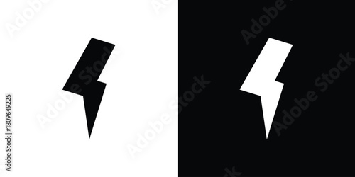 Electricity icon design element for website and app ui design projects