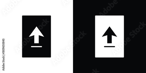 File upload icon design element for website and app ui design projects