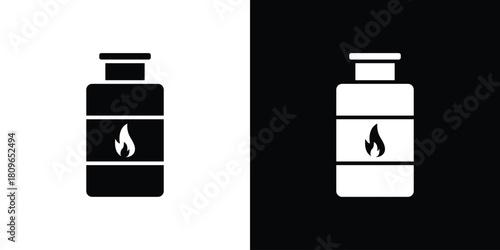 Gas cylinders icon design element for website and app ui design projects