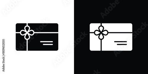 Gift card icon design element for website and app ui design projects