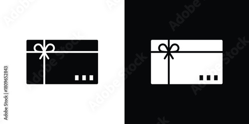 Gift voucher icon design element for website and app ui design projects