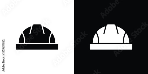 Helmet icon design element for website and app ui design projects