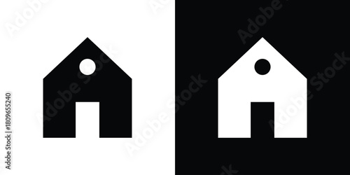 Home icon design element for website and app ui design projects