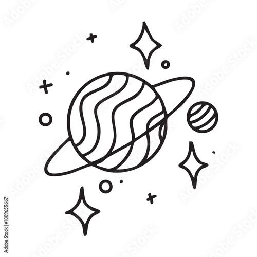 Mystical celestial design elements. Vector icon set with stars, crescent moons, constellations, and dividers for logos or spiritual decorations.