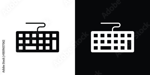 Keyboard icon design element for website and app ui design projects