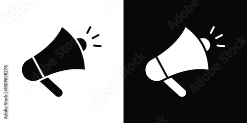 Loud Speaker icon design element for website and app ui design projects