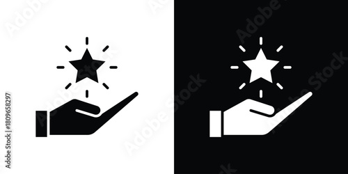 Loyalty program icon design element for website and app ui design projects