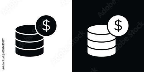Money icon design element for website and app ui design projects